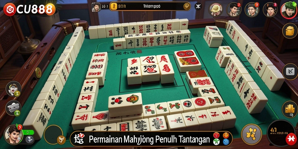 Tampilan gameplay <strong>CU888</strong> yang menantang dan seru dalam permainan Mahjong.