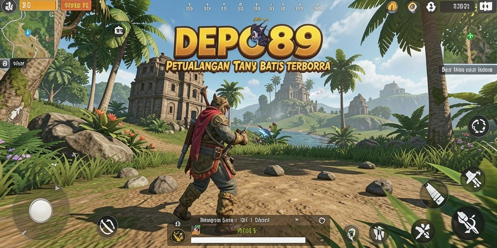 Gameplay DEPO89 menunjukkan petualangan mendalam di dunia terbuka.