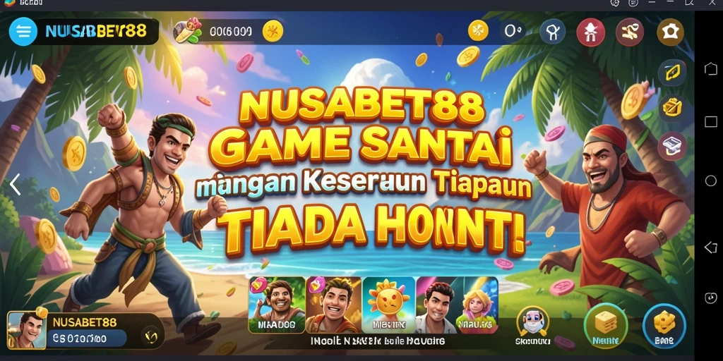 Tampilan gameplay santai dan menyenangkan di NUSABET88.