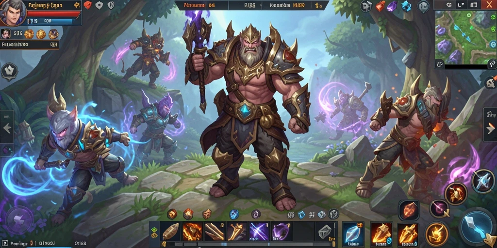 Tangkapan layar gameplay RI188 dengan berbagai karakter dan aksi seru.