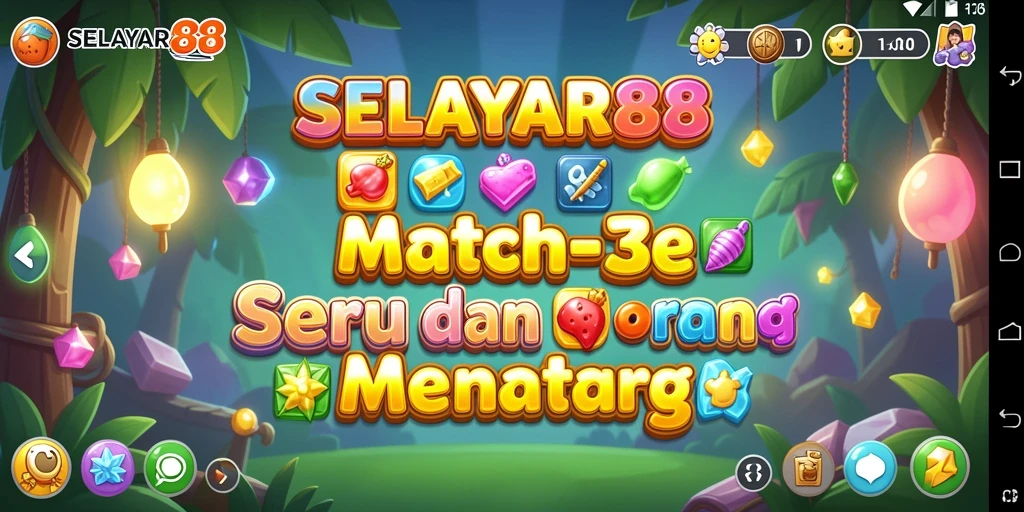 Tampilan gameplay seru SELAYAR88 yang penuh warna.