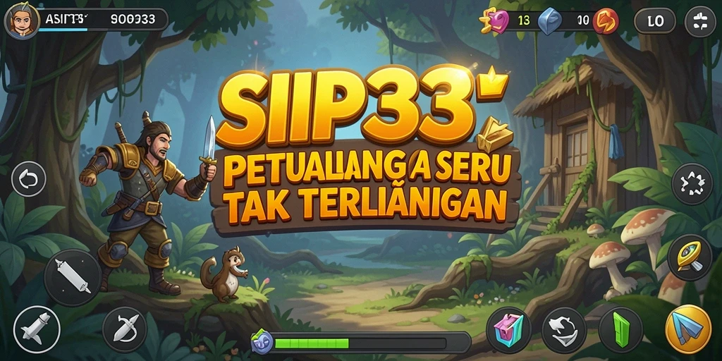 Screenshot utama SIP33 menampilkan aksi gameplay seru dalam petualangan.