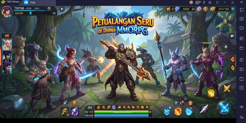 Tampilan menarik dari gameplay di TKP188 dengan aksi pertarungan yang seru.