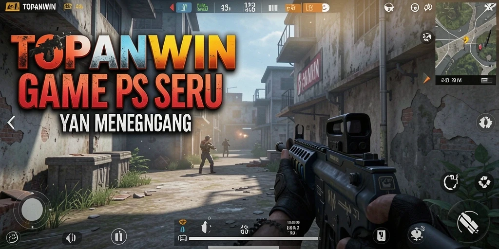 Screenshot gameplay TOPANWIN, menunjukkan aksi menembak yang mendebarkan.