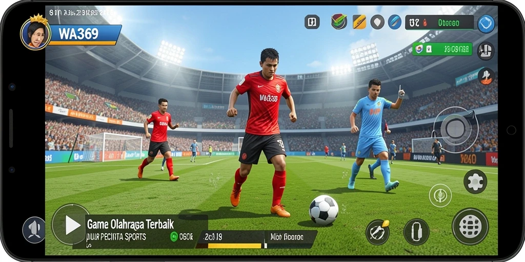 Tampilan menarik dari gameplay olahraga di WA369.